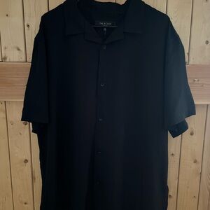 Rag and Bone -Black Button-Up Shirt